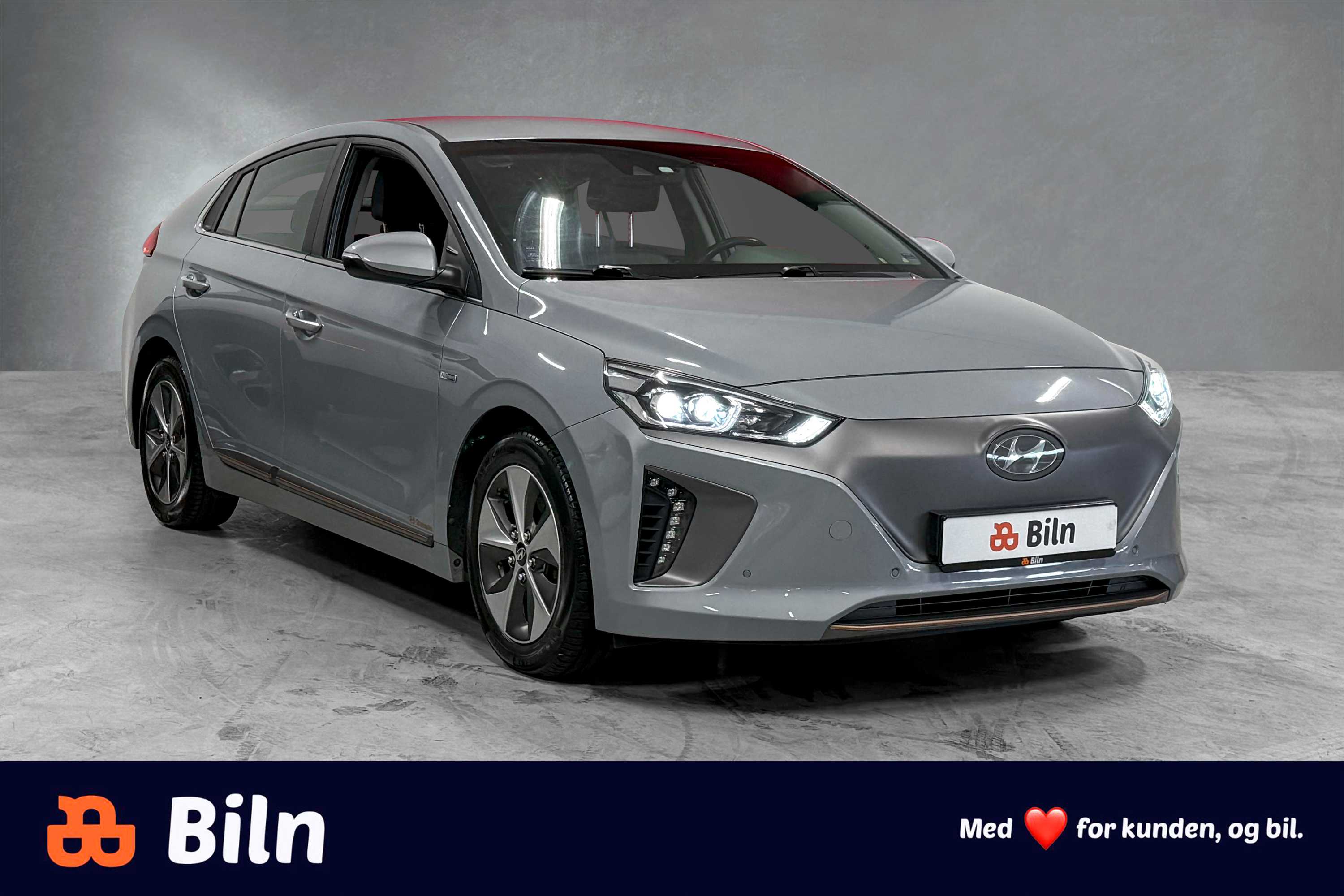 Hyundai IONIQ Electric 280km / Acc/ Skinn/ Ventilerte/ R.kam/ Rattvarme/ EU