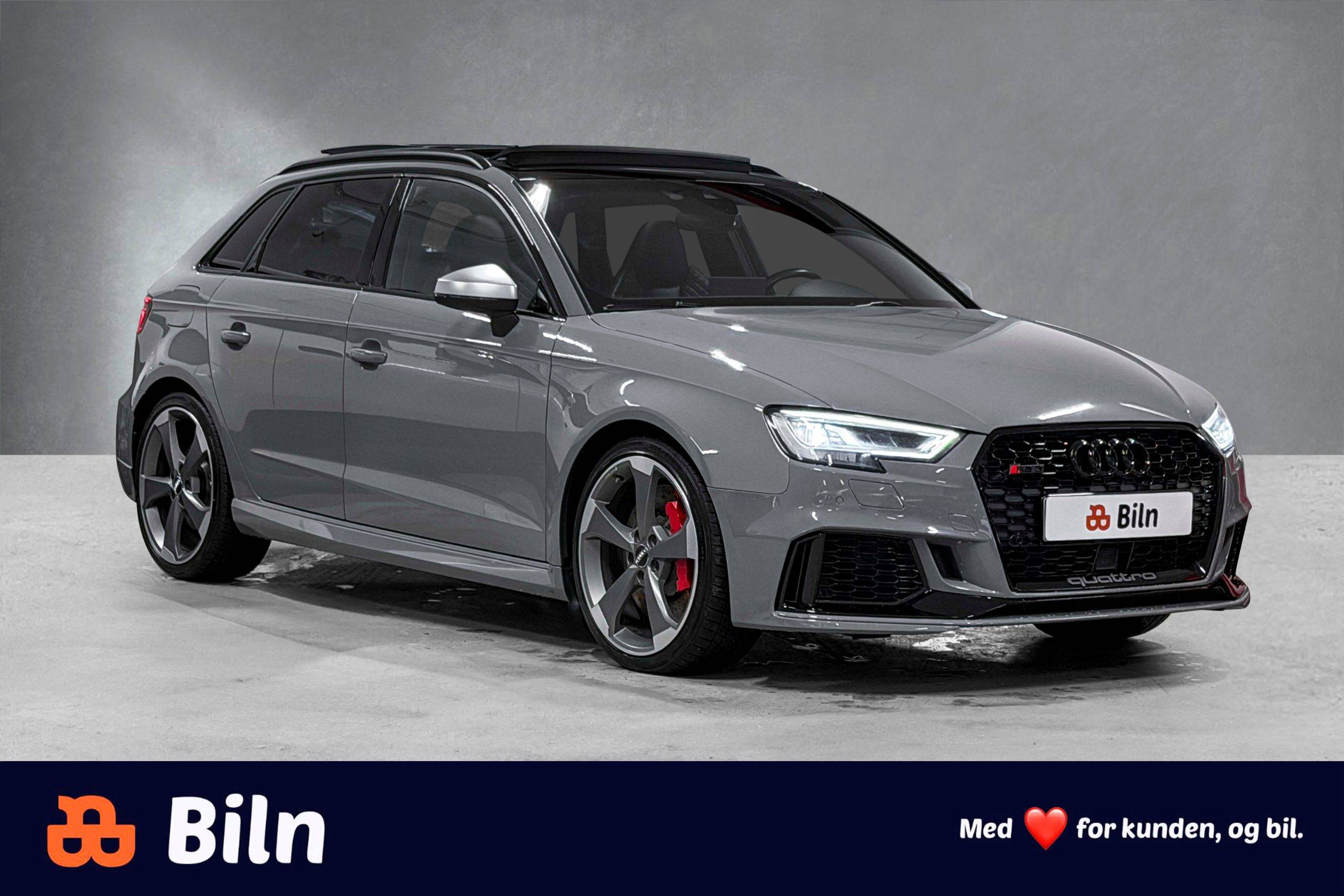 Audi RS3 2.5TFSI 400hk / RS stoler/ Sp.eksos/ Pano/ B&O/ Matrix/ R.kam